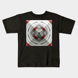 Sacred Geometry 3D Titanium Pyramid Architecture Kids T-Shirt